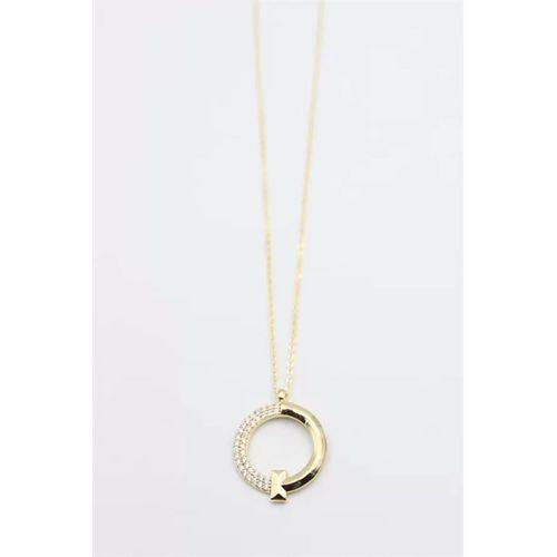 Taşlı Kolye - Altın