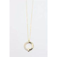 Taşlı Kolye - Altın