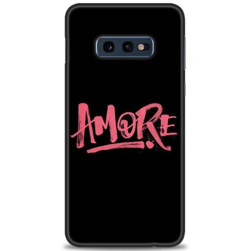 Samsung Galaxy S10E Kılıf HD Baskılı Kılıf - Amore + Tam Ekran Koruyucu