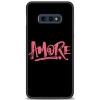 Samsung Galaxy S10E Kılıf HD Baskılı Kılıf - Amore + Tam Ekran Koruyucu