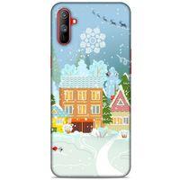 Oppo Realme C3 Kılıf Snowix (35) Fit Design Kılıf Karışık Renkli