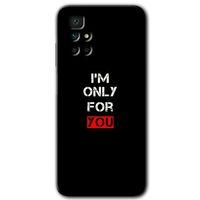 Redmi 10 Kılıf HD Desen Baskılı Arka Kapak - For You