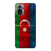 Xiaomi Redmi Note 10 Uyumlu Kılıf Azarbaijan (43) Thin Fit Kılıf Bayrak Manzara