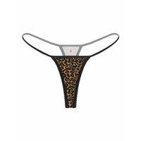 Leopar Desenli Kadın Fantezi String