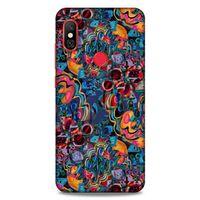 Lopard Xiaomi Mi A2 Lite Uyumlu Kılıf Soyut Sanat (28) Desenli Arka Kapak