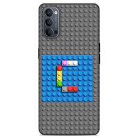 Lopard Oppo Reno 4 Uyumlu Kılıf BloX (13) Silikon Kap C Harfi