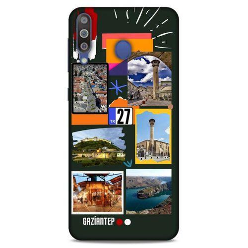 Lopard Samsung Galaxy M30 Uyumlu Kılıf Şehirli ※ (27) Gaziantep Tasarımlı Kılıf