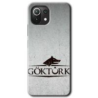 Xiaomi Mi 11 Lite Kılıf Kapak - Göktürk +Hayalet Ekran Yandan Gözükmez