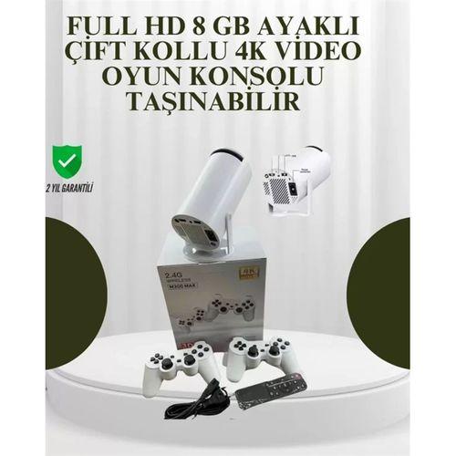 Portatif 4k Projeksiyon – 4.000 Uygulama, Kablosuz Yansıtma Ve Bluetooth 5.0