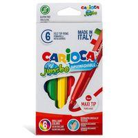 Carioca Carioca Jumbo Süper Yıkanabilir Keçeli Boya Kalemi 6'Lı