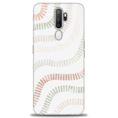 Oppo A9 2020 Kılıf HD Baskılı Kılıf - Renkli Mozaik + Tam Ekran Koruyucu