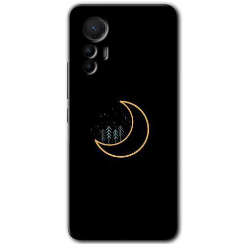 Xiaomi Mi 12 Lite HD Baskılı Kılıf + 9D Tam Ekran Koruyucu - İyi Geceler