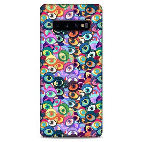 Nazarium (38) Desenli Silikon Kapak Samsung Galaxy S10 Plus Kılıf