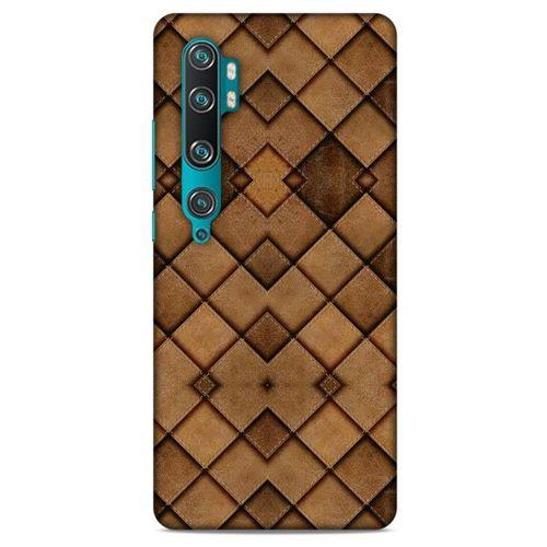 Xiaomi Mi Cc9 Pro Kılıf Patchwork (26) Tpu Silikon Kılıf Açık Kahverengi