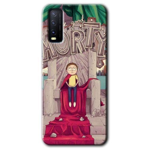 Vivo Y20 HD Baskılı Kılıf + 9D Tam Ekran Koruyucu - Morty