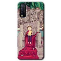 Vivo Y20 HD Baskılı Kılıf + 9D Tam Ekran Koruyucu - Morty