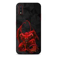 Lopard Samsung Galaxy A01 Uyumlu Kılıf Tattoo's (17) Tasarım Kılıf Red Dragon
