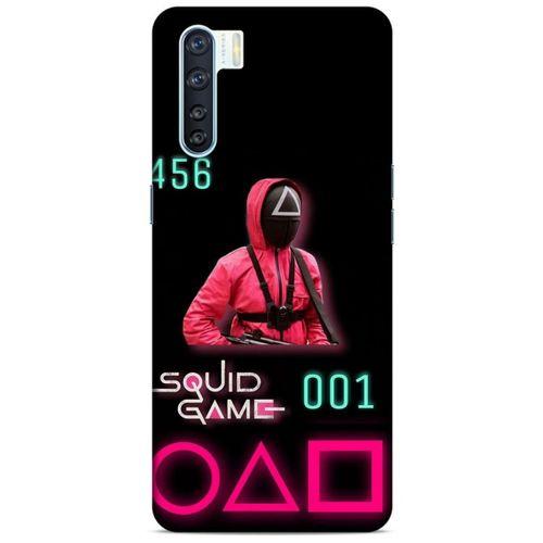 Oppo A91 Uyumlu Kılıf Squid Game (25) Antişok Kapak Yon