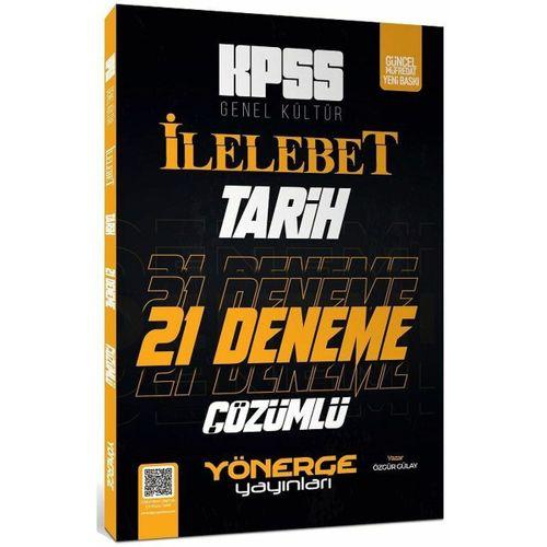 KPSS Tarih İlelebet 21 Deneme Dijital Çözümlü Yönerge Yayınları