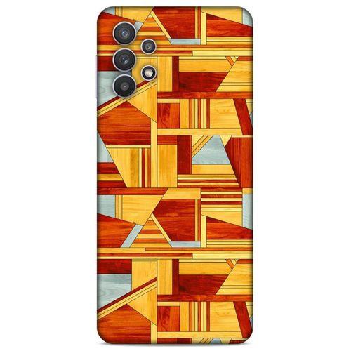 Lopard Samsung Galaxy A32 Uyumlu Kılıf Wood'X (44) Tough Armor Kılıf Desenli