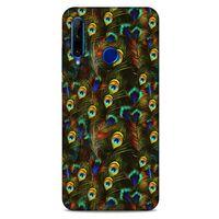 Huawei Honor 20 Lite Kılıf Desenli Özel Seri Tüyler (11) Tam Koruma
