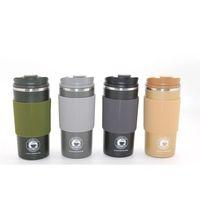 500ml Paslanmaz Çelik Termos Mug - Sızdırmaz Kapaklı Çift Katmanlı Termos Alk3133