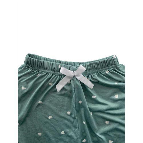 Kadın Kalp Desenli Şort Milan - 001