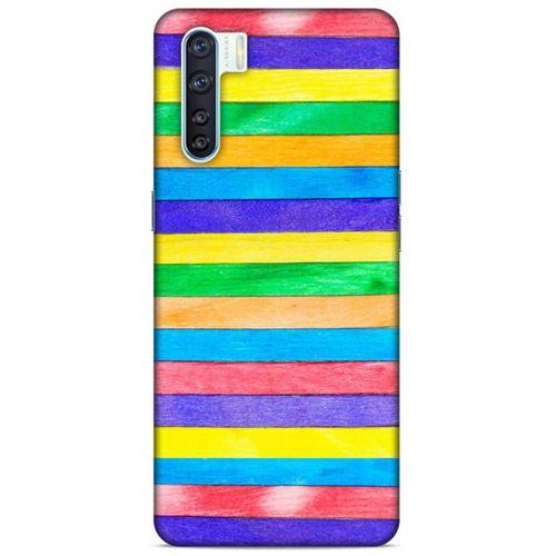 Lopard Oppo A91 Uyumlu Kılıf Wood'X (22) Tam Koruma Kılıfı Desenli