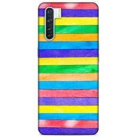 Lopard Oppo A91 Uyumlu Kılıf Wood'X (22) Tam Koruma Kılıfı Desenli