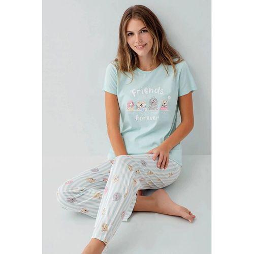 Rolypoly Rp3810-s Kadın Kısa Kol Pijama Takımı