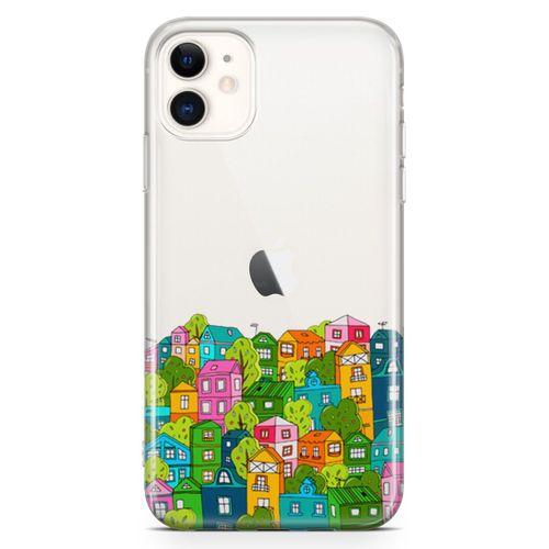 Apple iPhone 11 Kılıf Bizim Mahalle Arka Kapak Koruma Desenli Full Koruyucu