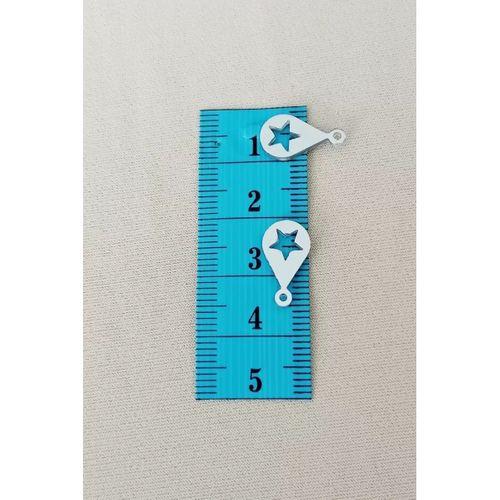 Oya Abiye Bileklik Kolye Pleksi Metalik Plastik Pul Gümüş Renk 24 gram 195 adet - BNC581