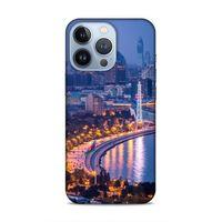 Apple iPhone 13 Pro Uyumlu Kılıf Azarbaijan (29) Arka Koruma Kılıfı Akşam Şehir