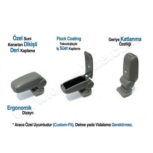 Citroen Nemo Uyumlu Gri Kol Dayama - Kolçak 2007 Ve Sonrası Gri