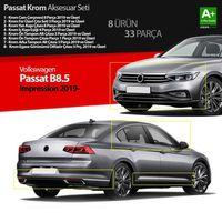 Volkswagen Passat Uyumlu B8.5 İmpression Krom Aksesuar Seti 33 Parça S Dizayn A+Kalite