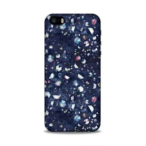 Apple Iphone 5 Uyumlu Kılıf Utopia (36) Glitter Kılıf Kahverengi