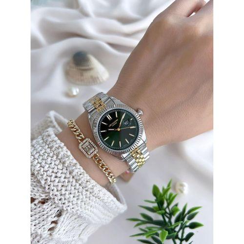 Lee Cooper Çelik Kordonlu 3 Atm Suya Dayanıklı Kadın Kol Saati VS.BLKT.0641