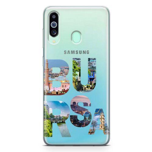 Samsung Galaxy A60 Kılıf Bursa Gezi Arka Kapak Koruma Desenli Full Koruyucu