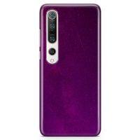 Xiaomi Mi 10 Pro Kılıf Fuşya Geceler 2 Arka Kapak Koruma Desenli Full Koruyucu