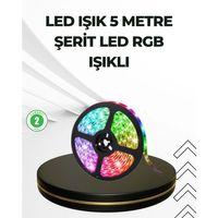 Dekoratif Kumandalı Şerit Led 5 Metre