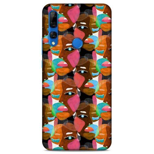Lopard Huawei Y9 Prime 2019 Uyumlu Kılıf Sürreal Yüzler ♀ (7) Telefon Kılıfı Baskılı