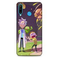 Huawei P30 Lite Uyumlu Kılıf Rick And Morty (31) TPU Kılıf Cronenberg Rick