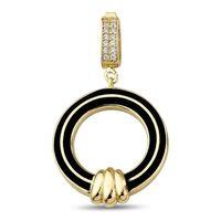 14 Ayar Daire Kolye Ucu HSM10103