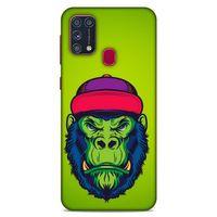 Lopard Samsung Galaxy M31 Uyumlu Kılıf Tattoo's (46) Core Armor Kılıf Maymun Dövmesi