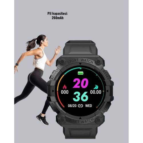 Akıllı Spor Saat – Nabız Ölçer, Adım Sayar Ve Kalori Takipli