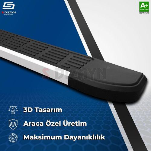 S-Dizayn Volkswagen Transporter T7 Kısa Şase S-Line Aluminyum Yan Basamak 223 Cm 2025 Üzeri A+ Kalite
