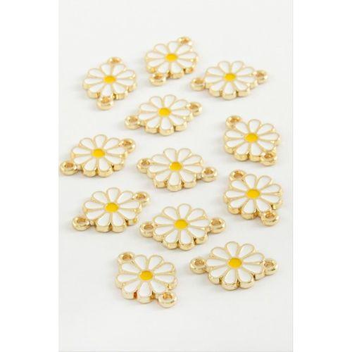 Papatya Çift Kulplu Mineli Bileklik ve Kolye Ucu Aparatı 1 Adet