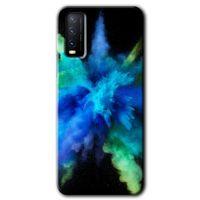 Vivo Y11s HD Baskılı Kılıf + 9D Tam Ekran Koruyucu - Karışım 1