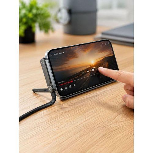 Örgülü 240w Type-c Katlanabilir Telefon Standlı Şarj Kablosu