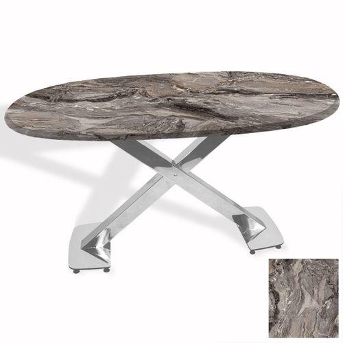 Dockers İks Masa Kromnikel Oval (94x146 - Werzalit, Allzalit yada Wermodin Tabla) - Sydney